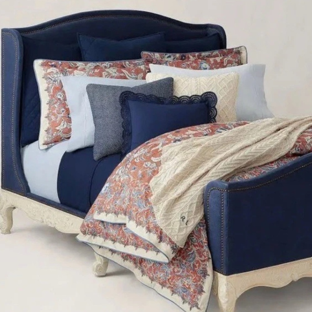 RALPH LAUREN Mirabelle King Size Duvet Cover - 100% Cotton - New